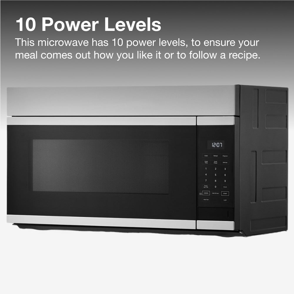 Whirpool 1.7-cu ft Over-the-Range Microwave ( Stainless Steel )