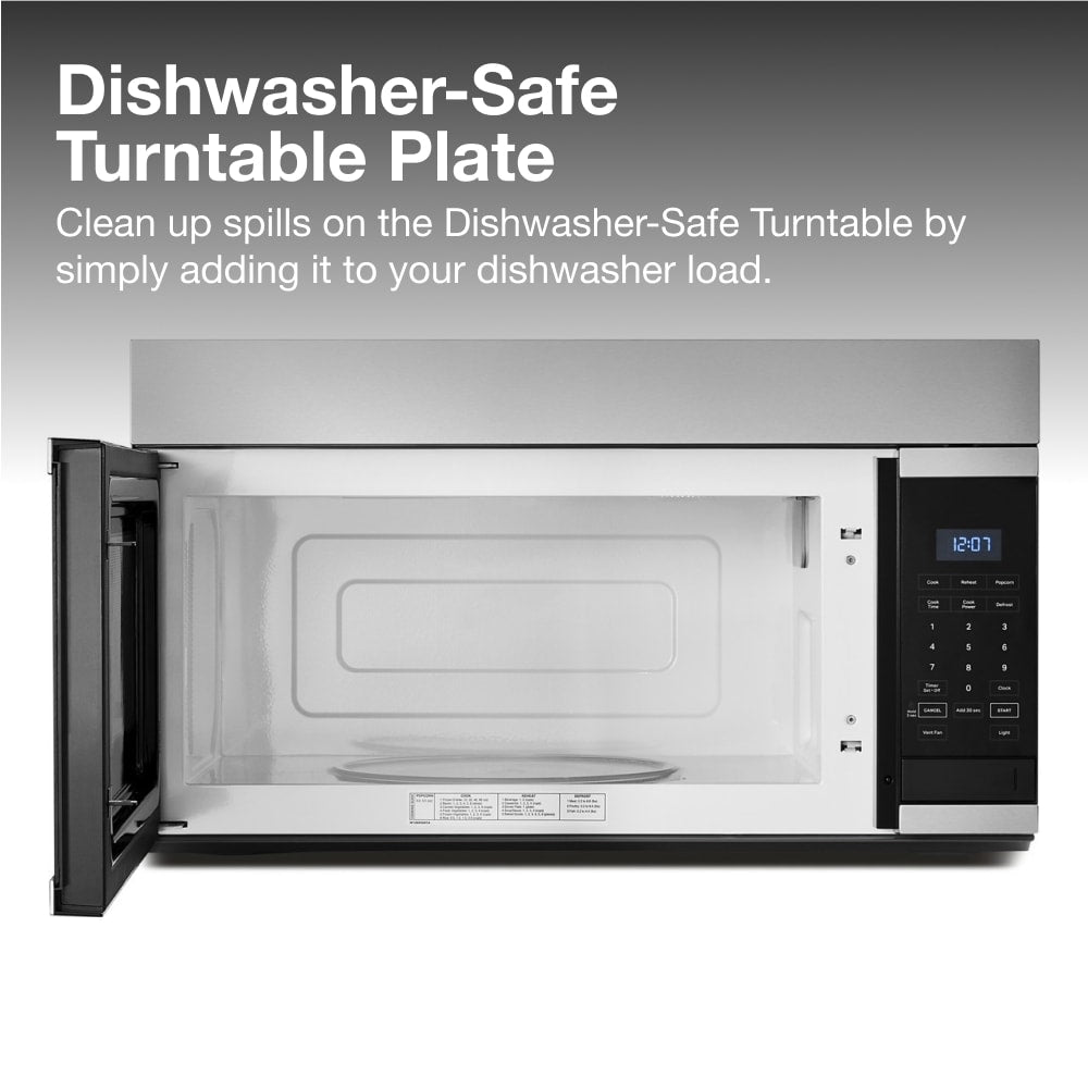 Whirpool 1.7-cu ft Over-the-Range Microwave ( Stainless Steel )