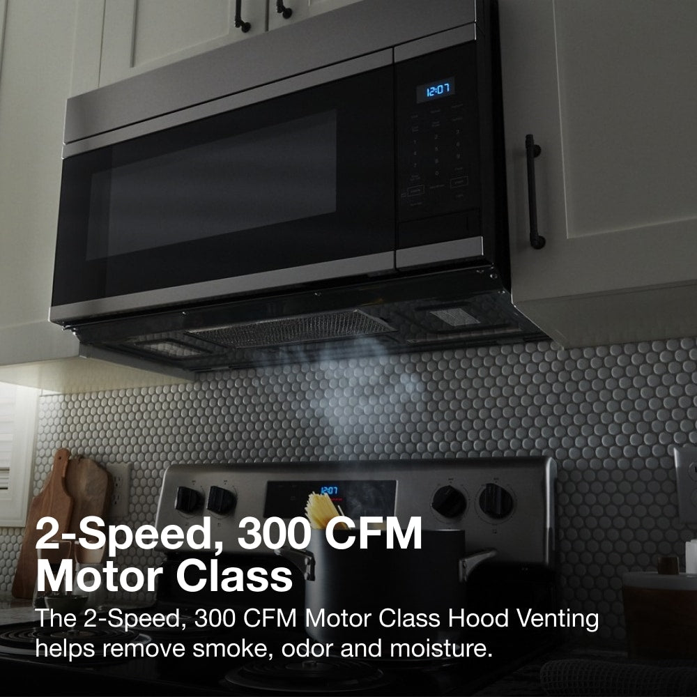 Whirpool 1.7-cu ft Over-the-Range Microwave ( Stainless Steel )