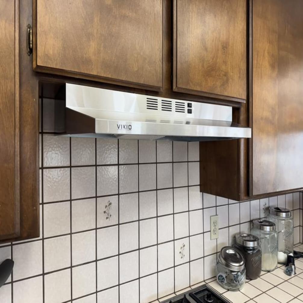 VIKIO 30 inch Ducted 300-CFM Stainless Steel Under Cabinet Range Hood