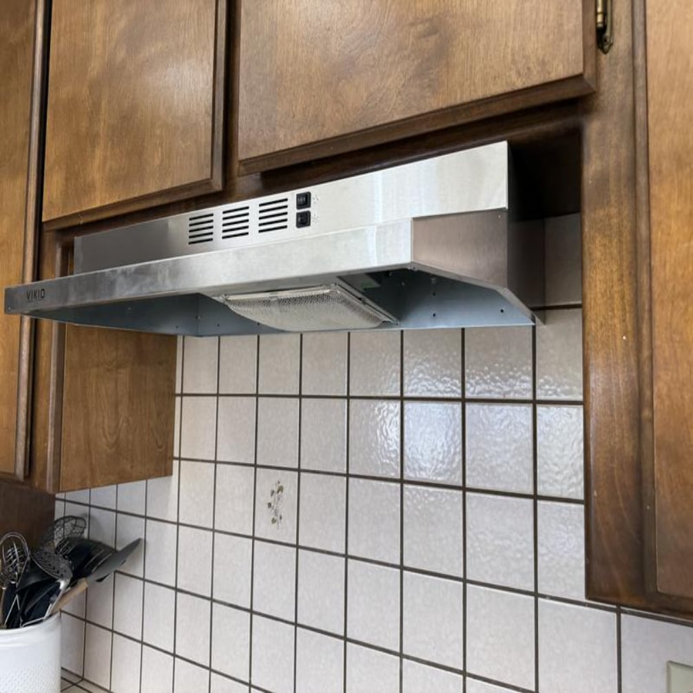 VIKIO 30 inch Ducted 300-CFM Stainless Steel Under Cabinet Range Hood
