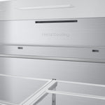 Samsung Bespoke Counter-Depth Inner Beverage Center 23-cu ft 4 -Door 36-in Wide with Ice Maker ( Fingerprint Resistant Stainless Steel ) ENERGY STAR Certified
