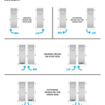 RELIABILT 28-in x 80-in Hollow Core 2-panel Left Hand Molded Composite Single Prehung Interior Door