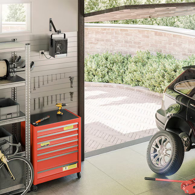 Dimplex 4000-Watt/240-Volt 1 Phase Fan-Force Electric Garage/Workshop Heater in Grey, DGWH4031G *HD2509, Retail: $204.63, FINAL PRICE: $119.99 + TAX