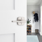 Kwikset Signature Series Tripoli Satin Nickel Interior or Hall/Closet Passage Door Handle