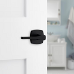 Kwikset Tripoli Matte Black Interior or Bed/Bath Privacy Door Handle, RETAIL: $52.28, FINAL PRICE: $19.99 + TAX