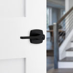 Kwikset Tripoli Matte Black Exterior Keyed Entry Door Handle ft. SmartKey Security, 740TPLMDT514SMTCPK4, FINAL PRICE: $29.99 + TAX