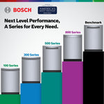Bosch 100 Series 24-in Front Control Built-in Dishwasher ( Stainless Steel ) , PrecisionWash and PureDry , 48-Decibel