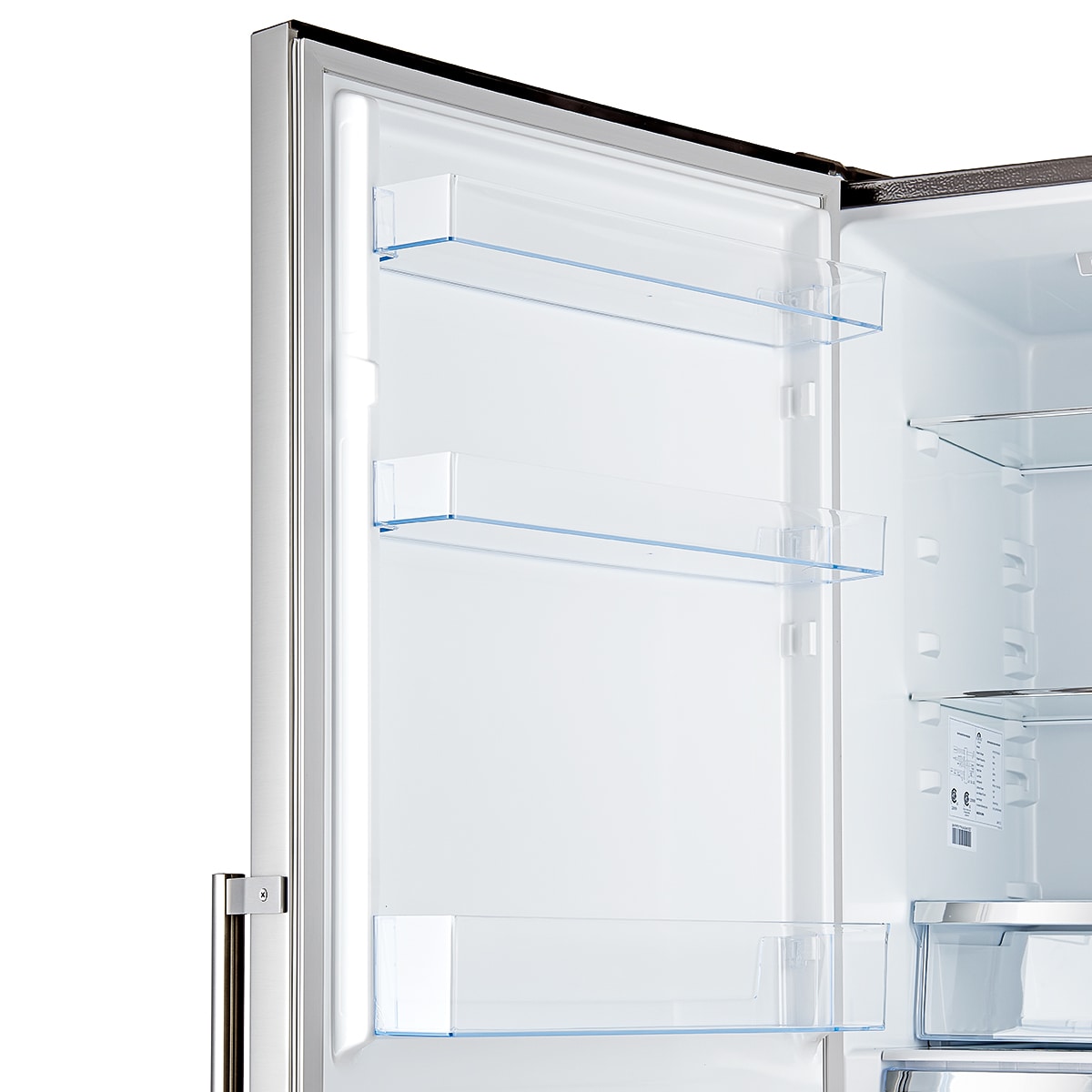 FORNO Guardia Left Swing 10.8-cu ft Standard-Depth 23.4-in Wide Bottom-Freezer Refrigerator Stainless steel ) ENERGY STAR Certified