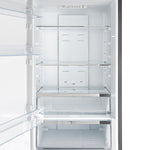FORNO Guardia Left Swing 10.8-cu ft Standard-Depth 23.4-in Wide Bottom-Freezer Refrigerator Stainless steel ) ENERGY STAR Certified