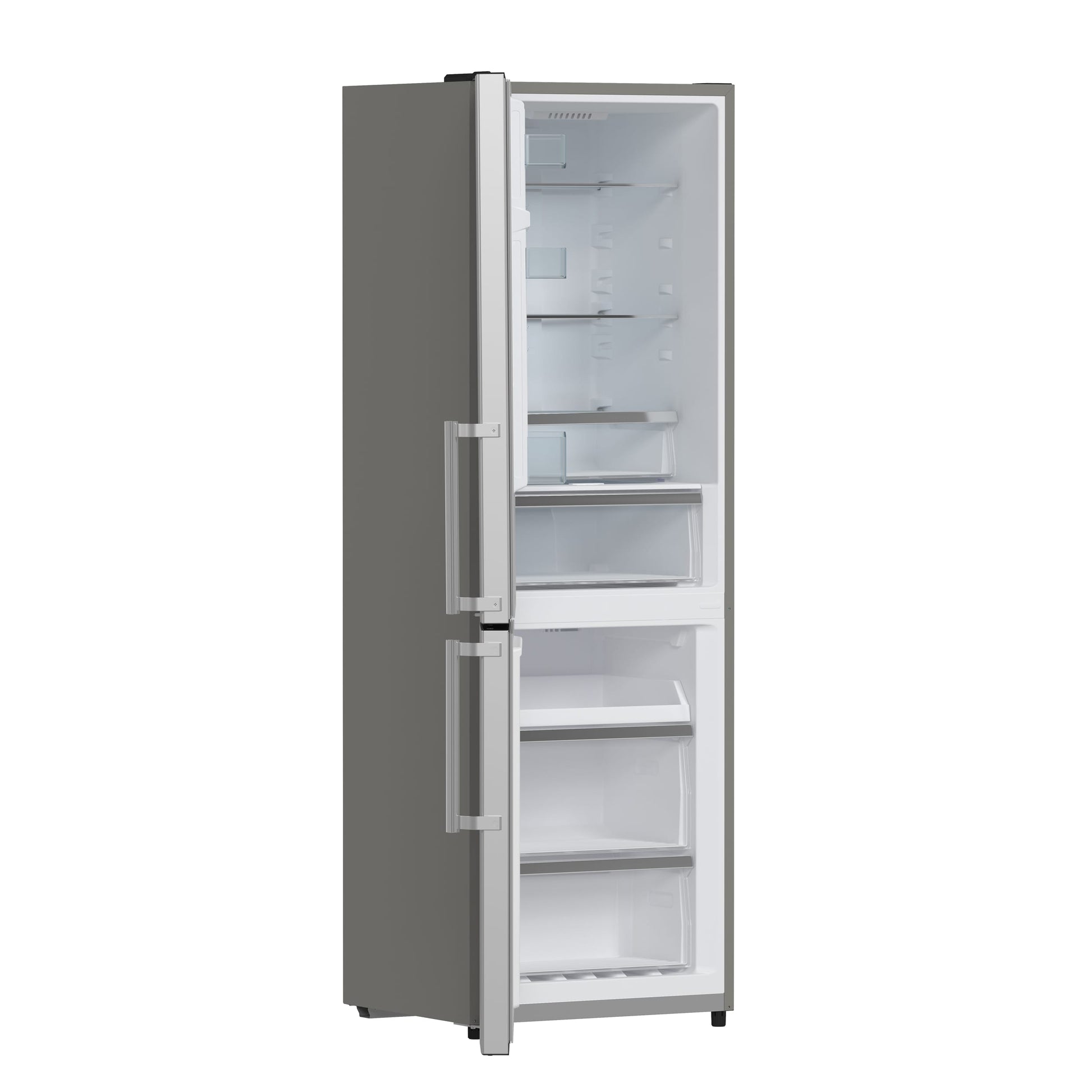 FORNO Guardia Left Swing 10.8-cu ft Standard-Depth 23.4-in Wide Bottom-Freezer Refrigerator Stainless steel ) ENERGY STAR Certified