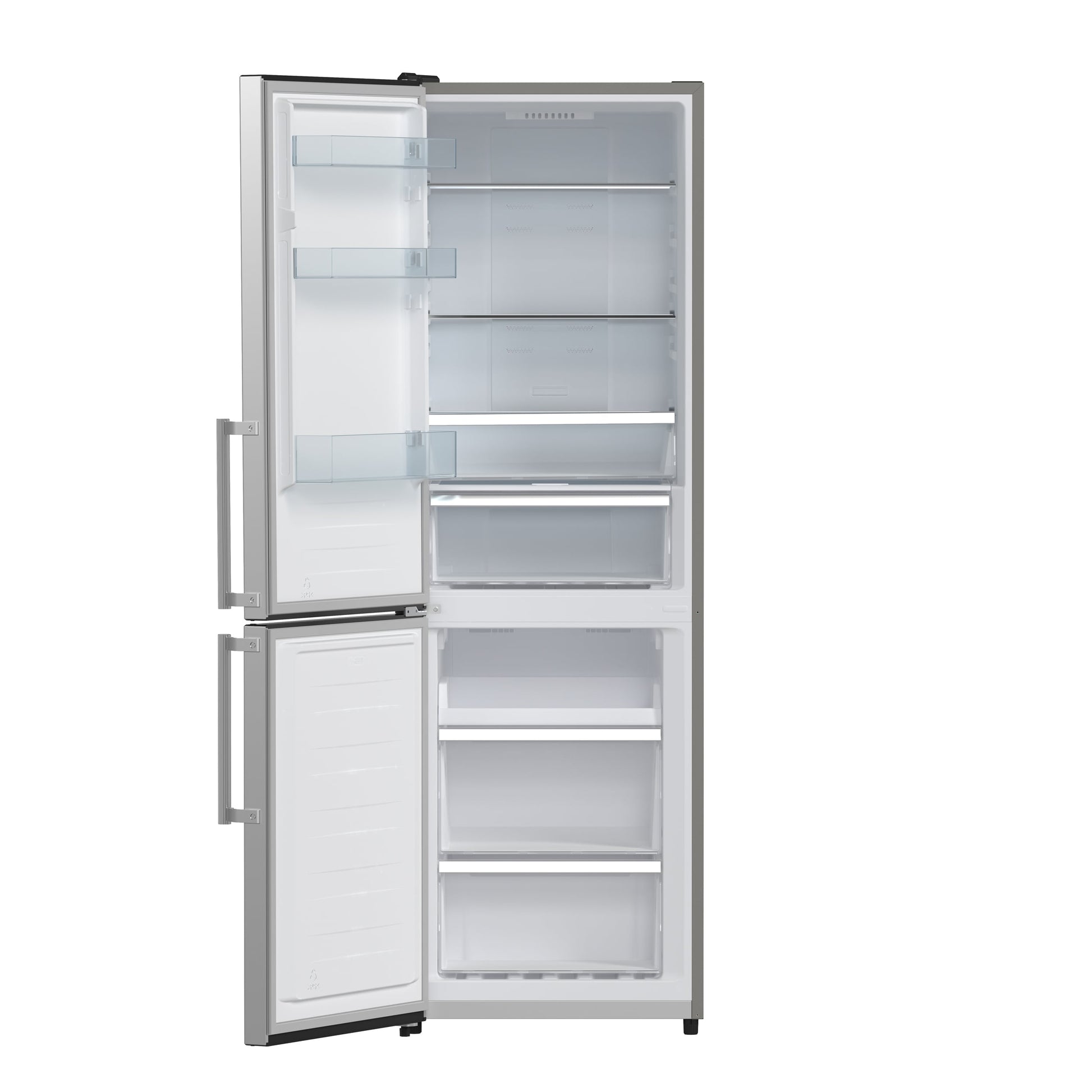 FORNO Guardia Left Swing 10.8-cu ft Standard-Depth 23.4-in Wide Bottom-Freezer Refrigerator Stainless steel ) ENERGY STAR Certified