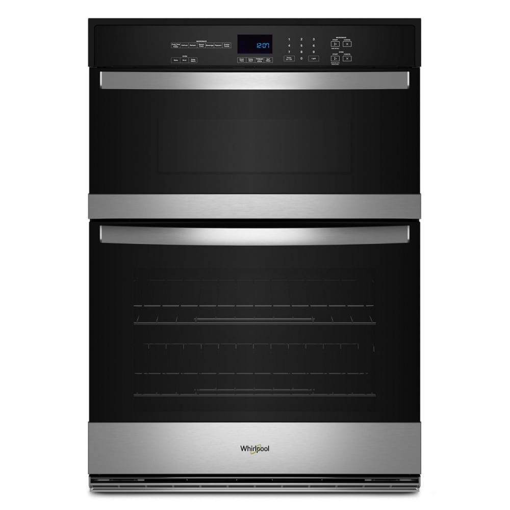 Whirlpool 30 inch Self-cleaning Microwave Wall Oven Combo ( Stainless Steel )