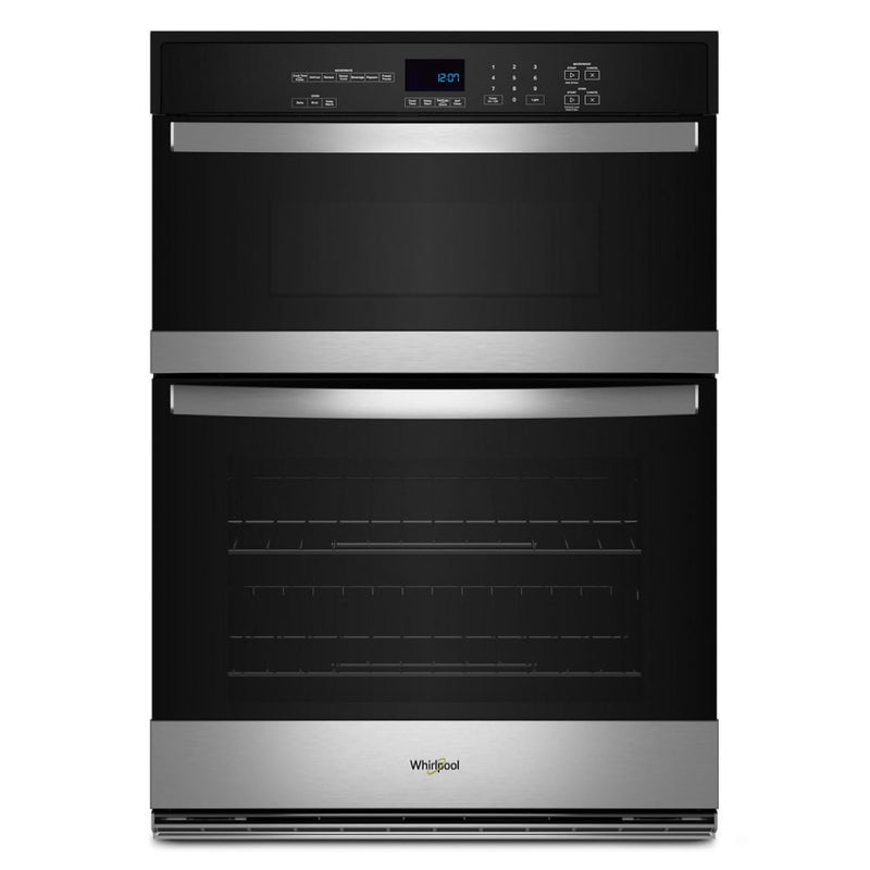 Whirlpool 30 inch Self-cleaning Microwave Wall Oven Combo ( Stainless Steel )