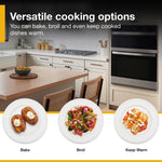 Whirlpool 30 inch Self-cleaning Microwave Wall Oven Combo ( Stainless Steel )