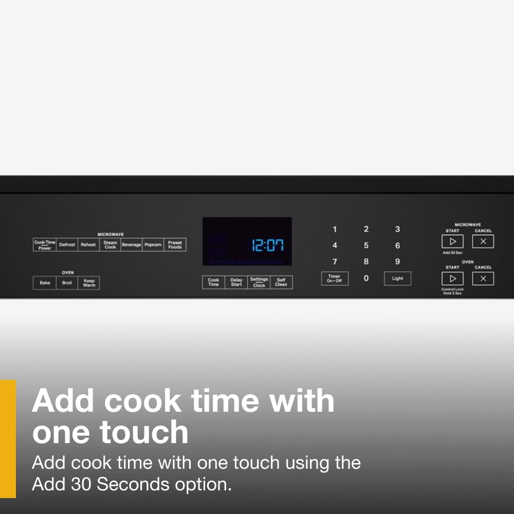 Whirlpool 30 inch Self-cleaning Microwave Wall Oven Combo ( Stainless Steel )