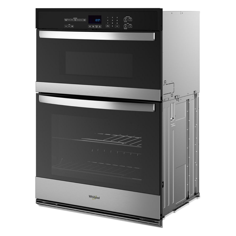 Whirlpool 30 inch Self-cleaning Microwave Wall Oven Combo ( Stainless Steel )