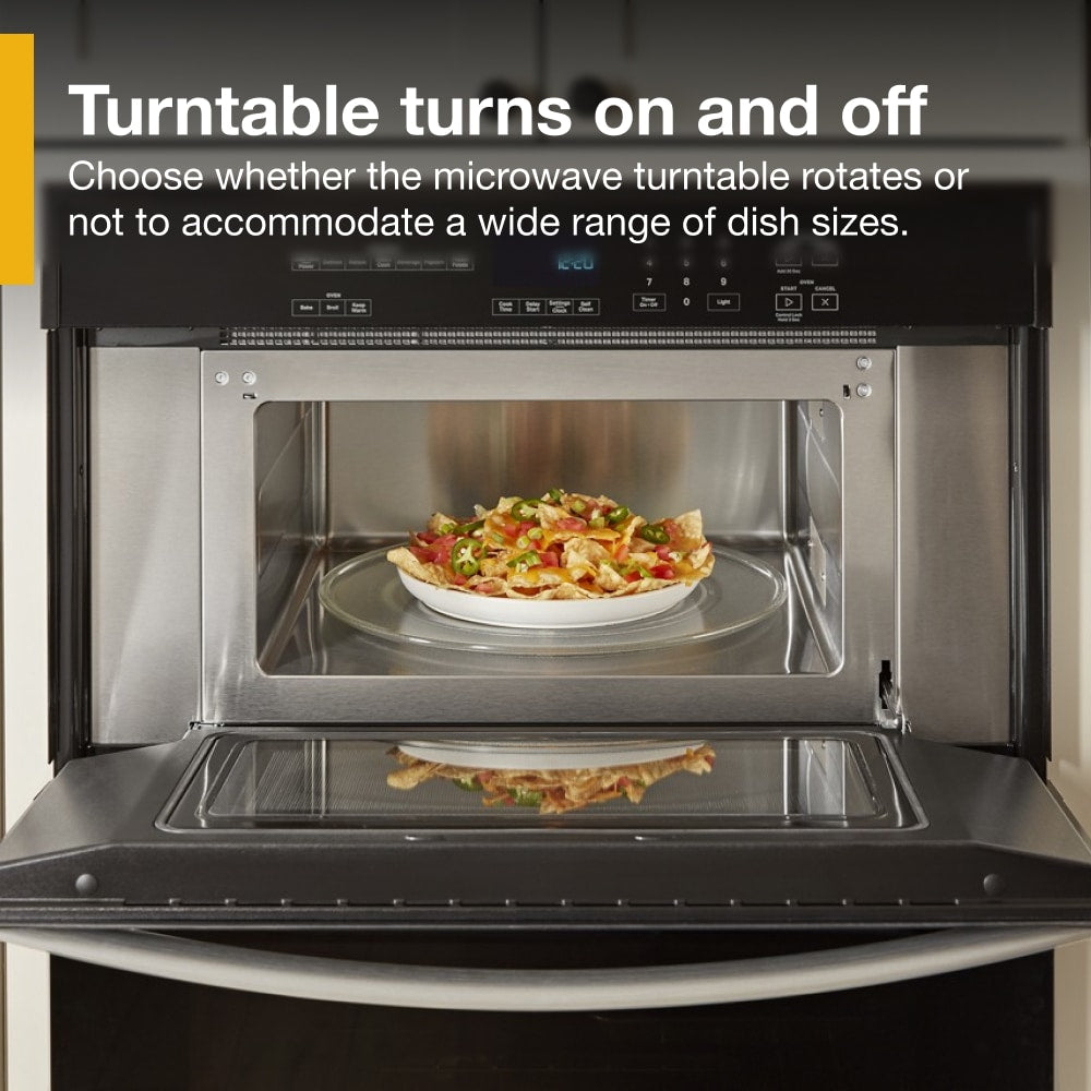 Whirlpool 30 inch Self-cleaning Microwave Wall Oven Combo ( Stainless Steel )