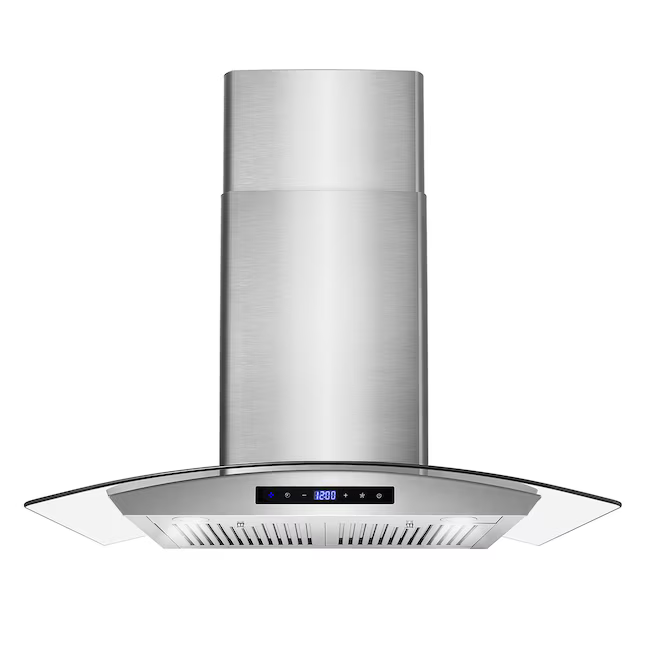 Cosmo 30-in Ducted 380-CFM Stainless Steel Wall-Mounted Range Hood, COS-668AS750  COS-668WRCS75 *JR2509, Retail: $279.99, FINAL PRICE: $149.99 + TAX