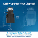 InSinkErator Badger 1 Continuous feed 1/3-HP Septic Safe Non-corded Garbage Disposal, 79029-ISE, FINAL PRICE: $67.99 + TAX