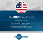InSinkErator Badger 5 Continuous feed 1/2-HP Septic Safe Non-corded Garbage Disposal