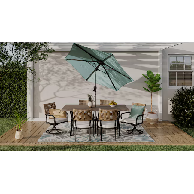 Origin 21 Clairmont Set of 4 Wicker Black Steel Frame Stationary Dining Chair with Cream Cushioned Seat, LG-22028-DC 5106704 *HD2509, Retail: $386.00, FINAL PRICE: $249.99 + TAX