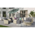 Origin 21 Venza 3-Piece Wicker Patio Conversation Set with Dark Gray Cushions, LG-24511-LC *HD2509, Retail: $824.00, FINAL PRICE: $499.99 + TAX