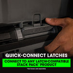 FLEX STACK PACK 24.21-in W x 19.67-in H x 19.75-in D Gray Polypropylene Rolling Tool Box
