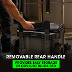 FLEX STACK PACK 24.21-in W x 19.67-in H x 19.75-in D Gray Polypropylene Rolling Tool Box