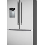 Bosch 300 Series 26-cu ft 3 -Door 36-in Wide Smart Compatible French Door Refrigerator with Ice Maker with Water & Ice Dispenser (Stainless Steel)