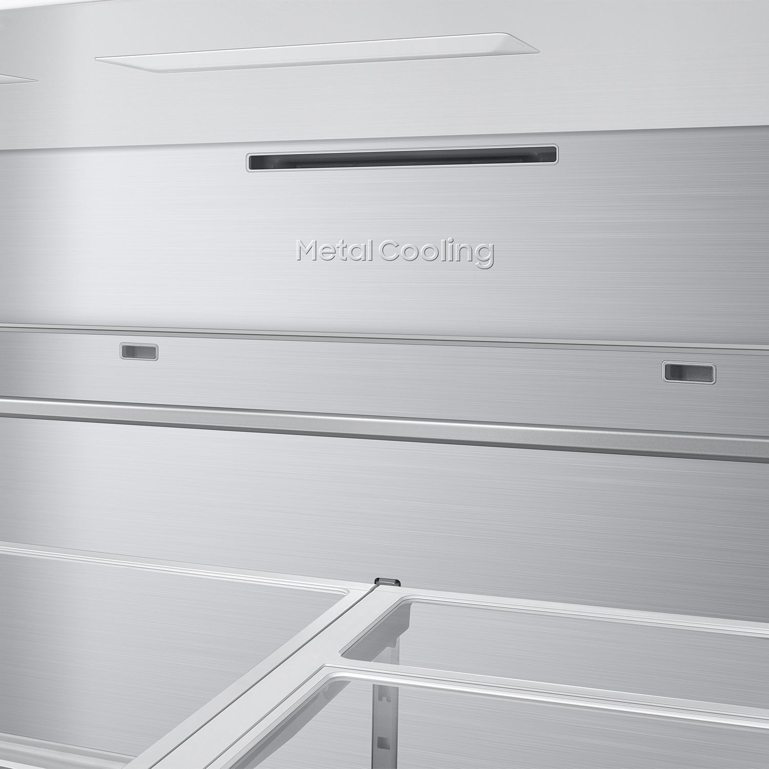 Samsung Bespoke AI Standard-Depth Family Hub 29-cu ft 36-in Wide with Dual Ice Maker and Door within Door (Charcoal Glass Top Stainless Steel Bottom Panels)
