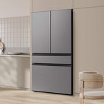 Samsung Bespoke Counter-Depth Inner Beverage Center 23-cu ft 4 -Door 36-in Wide with Ice Maker ( Fingerprint Resistant Stainless Steel ) ENERGY STAR Certified
