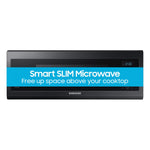 Samsung 1.1-cu ft Low Profile Over-the-Range Microwave ( Fingerprint Resistant Matte Black Steel )