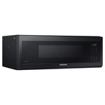 Samsung 1.1-cu ft Low Profile Over-the-Range Microwave ( Fingerprint Resistant Matte Black Steel )