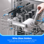 Midea 24-in Top Control Built-in Dishwasher ( Stainless Steel ) With Third Rack, 47-Decibel