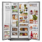 KitchenAid 19.8-cu ft Counter-Depth Side-by-Side Refrigerator (Stainless Steel with PRINTSHIELD Finish), KRSC700HPS/04 *JR2507, Retail: $3,059.00, FINAL PRICE: $1,999.99 + TAX