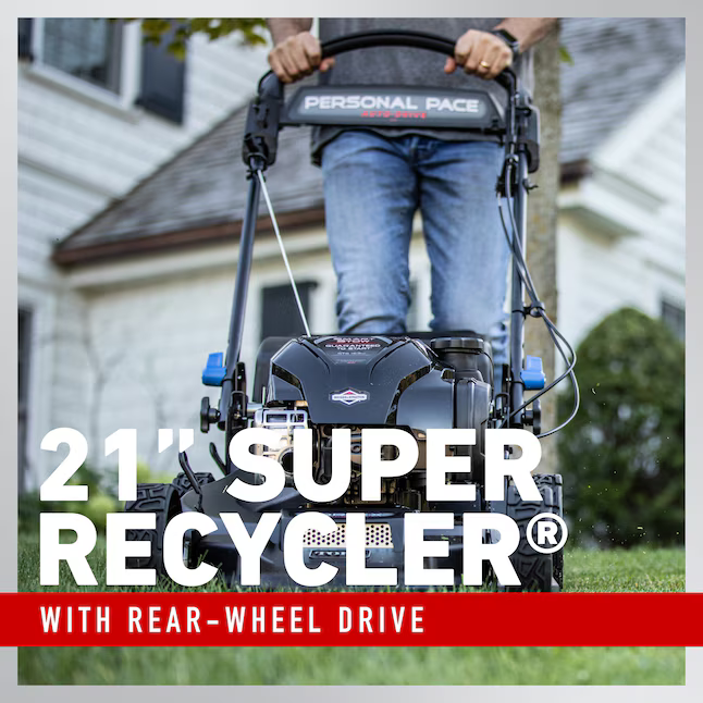 Toro Super Recycler with Personal Pace and Smart Stow 21-in Gas Self-propelled Lawn Mower with 163-cc Briggs and Stratton Engine, 21565 *JR2509, Retail: $819.00, FINAL PRICE: $539.99 + TAX