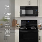 1.7-cu ft Over-the-Range Microwave ( Black )