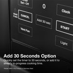 1.7-cu ft Over-the-Range Microwave ( Black )