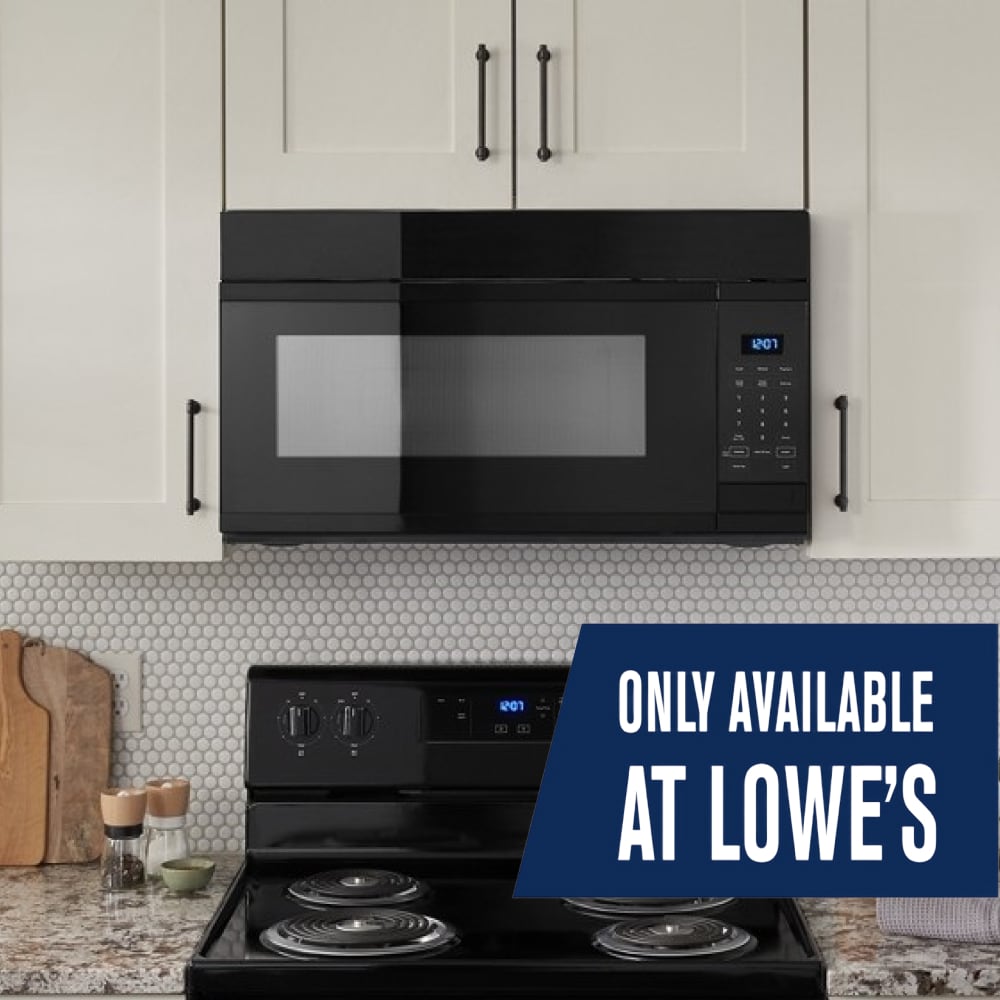 1.7-cu ft Over-the-Range Microwave ( Black )