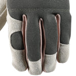 Style Selections Medium Green Leather/Polyester Gardening Gloves 1 -Pairs