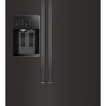 Whirlpool 20.85-cu ft Counter-Depth 36-in Wide Side-by-Side Refrigerator with Ice Maker ,Water and Ice Dispenser ( Black Stainless Finish