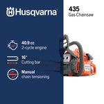Husqvarna 435 40.9-cc 2-cycle 16-in Gas Chainsaw