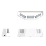 Utilitech LED 2 -Pack 12-in Rechargeable Battery LED Under Cabinet Light Bar Motion Sensing Light with Remote