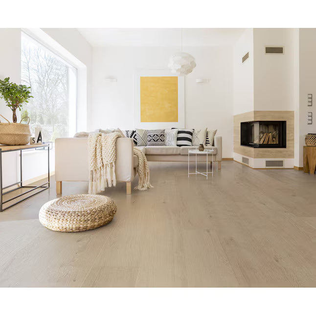 Lakeview Geneva White Oak 1/2-in T x 9-1/2-in W Wirebrushed Engineered Hardwood Flooring, FINAL PRICE: $2.99/sf ** SPECIAL ORDER **