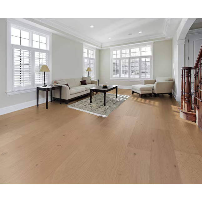Lakeview Superior White Oak 1/2-in T x 9-1/2-in W Wirebrushed Engineered Hardwood Flooring, FINAL PRICE: $2.99/sf ** SPECIAL ORDER **
