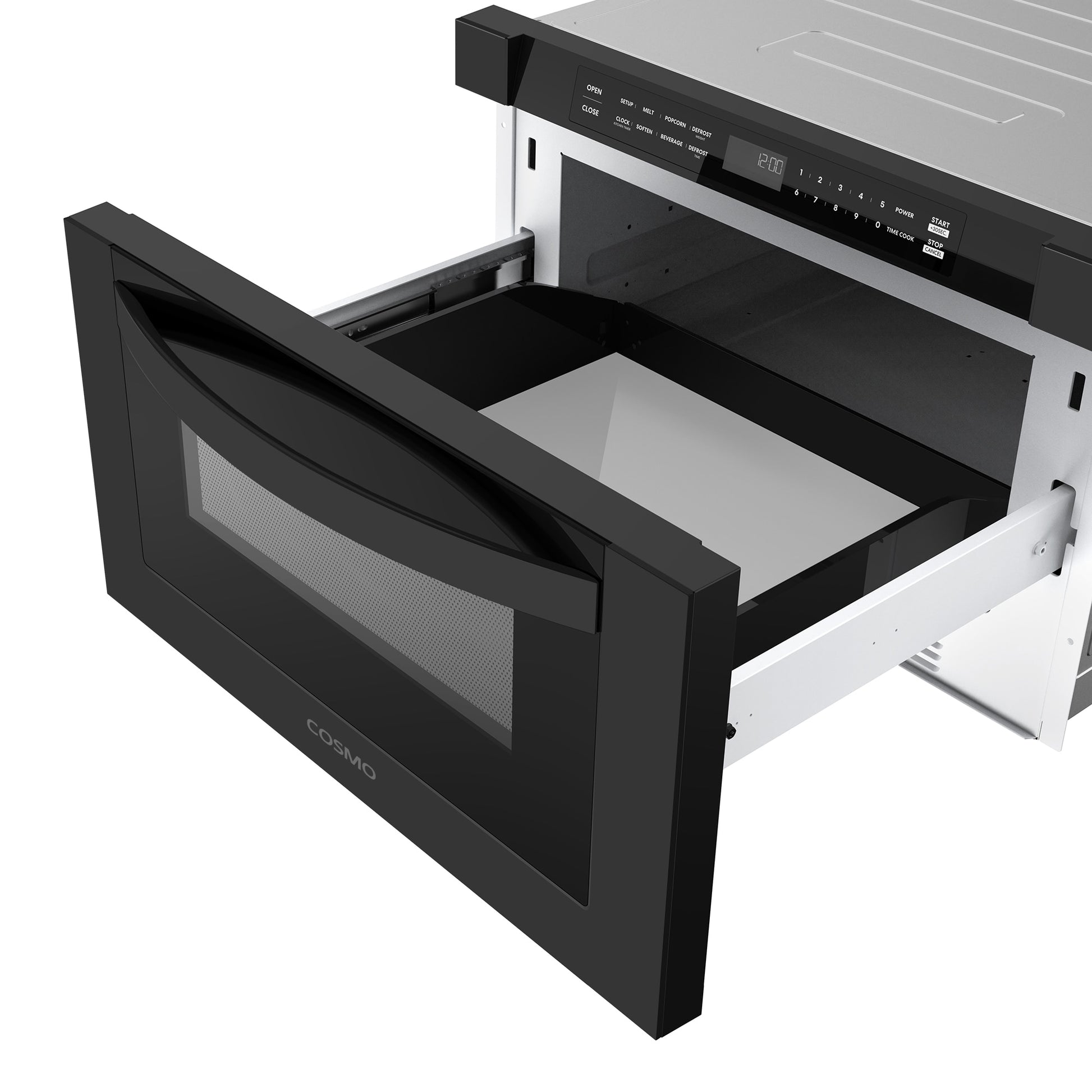 Cosmo 23.62-in 1.2-cu ft 1000 -Watt Microwave Drawer ( Black )