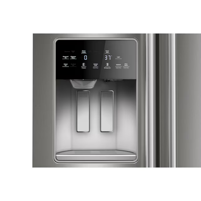 Maytag 20.85-cu ft Counter-Depth 36-in Side-by-Side Refrigerator with Ice Maker + Water and Ice Dispenser (Fingerprint Resistant Stainless Finish), MRSC6636RZ *JR2511, Retail: $2,399.00, FINAL PRICE: $1,199.99 + TAX