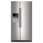 Maytag 20.85-cu ft Counter-Depth 36-in Side-by-Side Refrigerator with Ice Maker + Water and Ice Dispenser (Fingerprint Resistant Stainless Finish), MRSC6636RZ *JR2511, Retail: $2,399.00, FINAL PRICE: $1,199.99 + TAX
