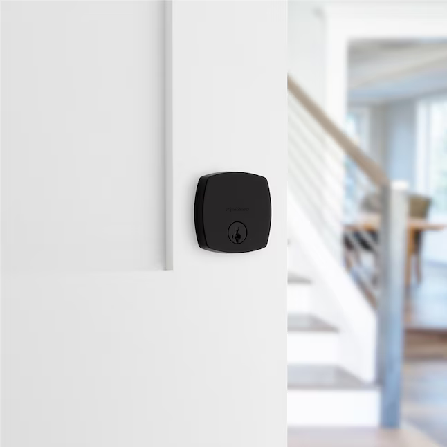 Kwikset Midtown Matte Black Single Cylinder Deadbolt ft. SmartKey Security, 92580-035 *JR2601, Retail: $45.02, FINAL PRICE: $19.99 + TAX